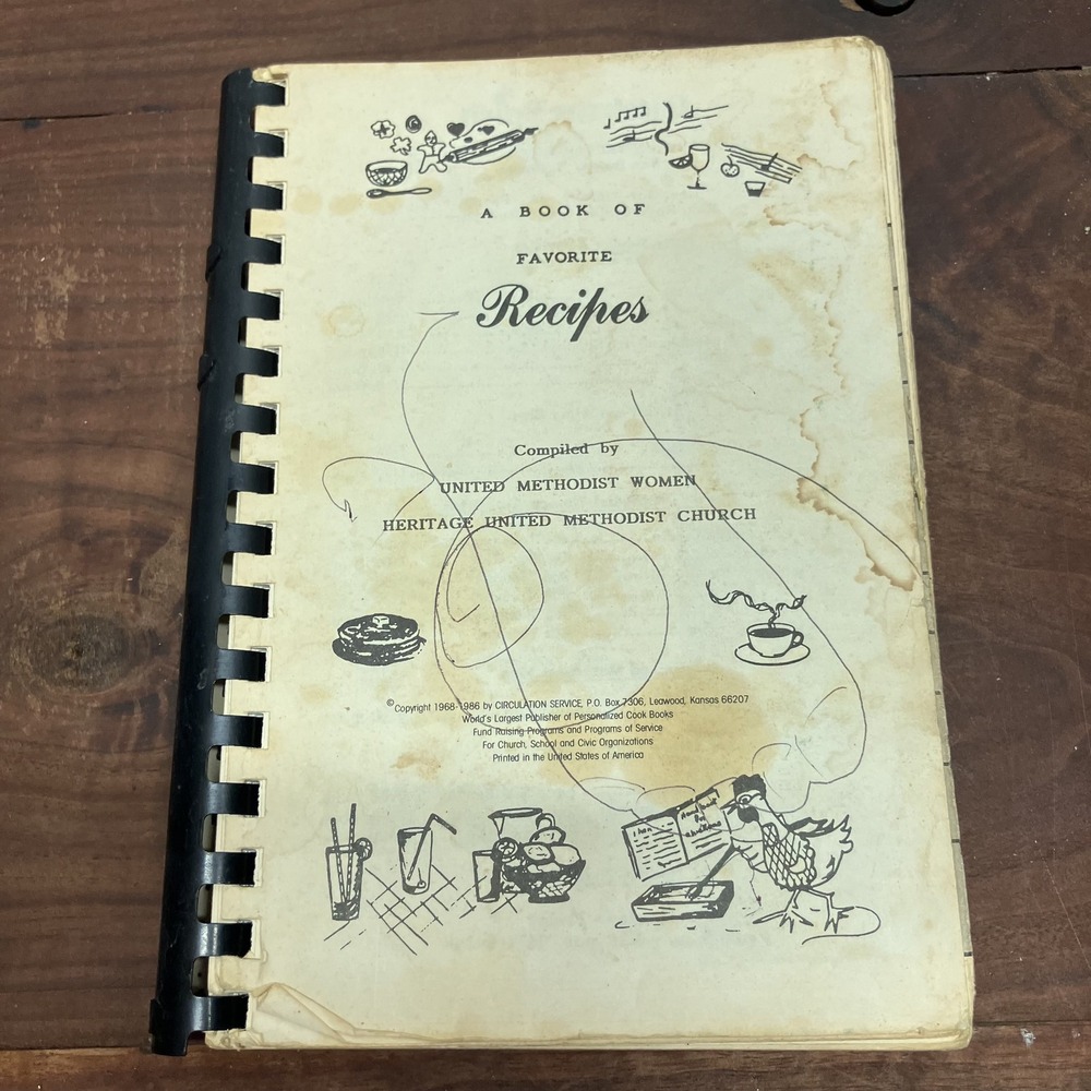 Heritage United Methodist Church Local VTG Community Local Cookbook Ring Bound